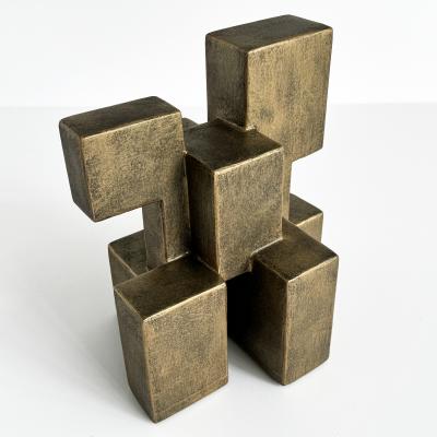 Dan Schneiger Composition 202 3 Cubist Abstract Sculpture by Dan Schneiger