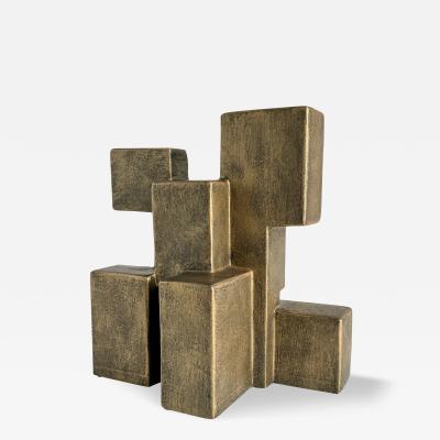 Dan Schneiger Composition 202 3 Cubist Abstract Sculpture by Dan Schneiger