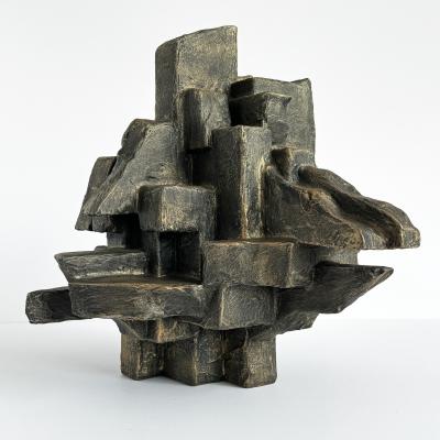 Dan Schneiger Interzone Brutalist Abstract Sculpture by Dan Schneiger