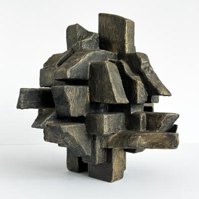 Dan Schneiger Interzone Brutalist Abstract Sculpture by Dan Schneiger