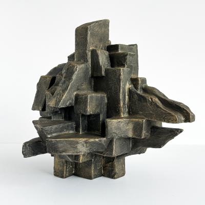 Dan Schneiger Interzone Brutalist Abstract Sculpture by Dan Schneiger