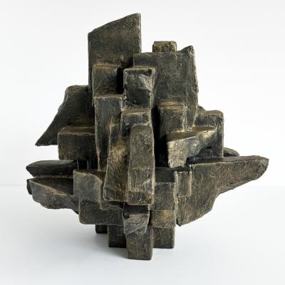 Dan Schneiger Interzone Brutalist Abstract Sculpture by Dan Schneiger