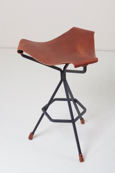 Dan Wenger Set of Three Bar Stools by Dan Wenger US