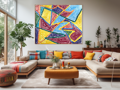 Dana Gordon Avalon Abstract painting 2023