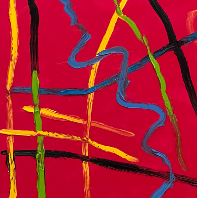 Dana Gordon Burnt Offerings Abstract painting 2021