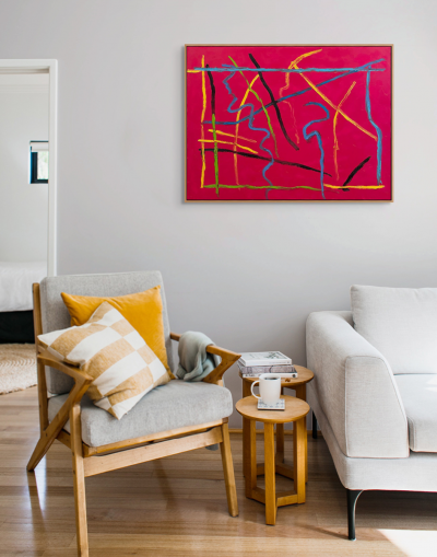 Dana Gordon Burnt Offerings Abstract painting 2021