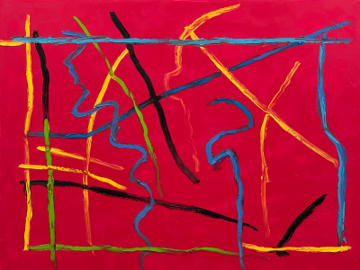 Dana Gordon Burnt Offerings Abstract painting 2021