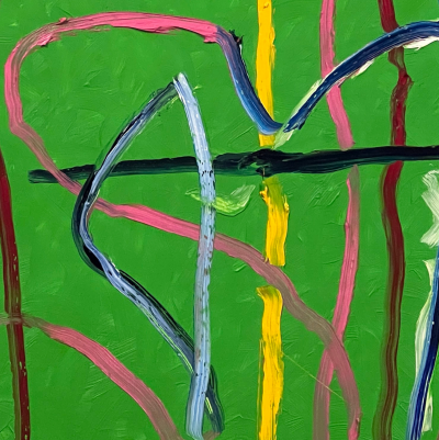 Dana Gordon Green City Abstract painting 2021