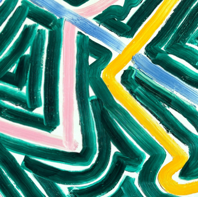 Dana Gordon Green Spaces Abstract painting 2024