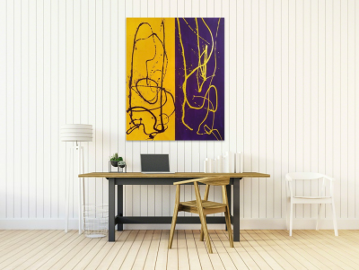 Dana Gordon Light Struck Abstract painting 2018