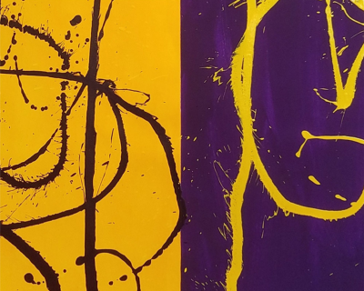 Dana Gordon Light Struck Abstract painting 2018