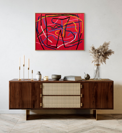 Dana Gordon Manouche Riff Abstract painting 2021
