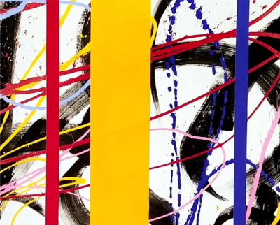 Dana Gordon Striptease Abstract painting 2020