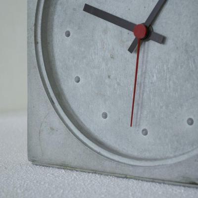 Danese Milano Kuno Prey Concrete Clock 1986