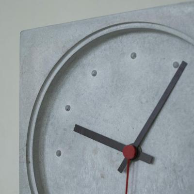 Danese Milano Kuno Prey Concrete Clock 1986