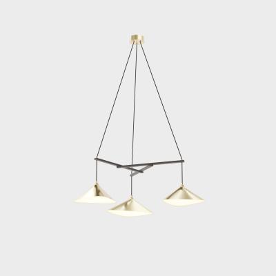 Daniel Becker Daniel Becker Emily 3 Chandelier in Brass