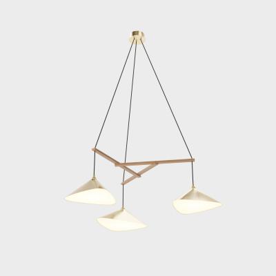 Daniel Becker Daniel Becker Emily 3 Chandelier in Brass