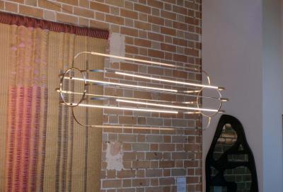 Daniel Becker Large Daniel Becker Charlotte Brass Sculptural Chandelier