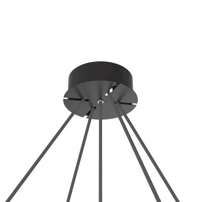 Daniel Becker Monumental Daniel Becker Emily 13 Chandelier in Matte Anthracite Oak Frame