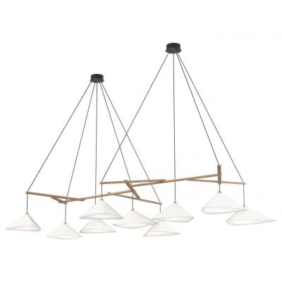 Daniel Becker Monumental Daniel Becker Emily 7 Chandelier in Brass