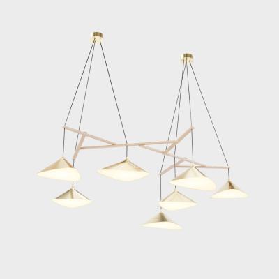 Daniel Becker Monumental Daniel Becker Emily 7 Chandelier in Brass