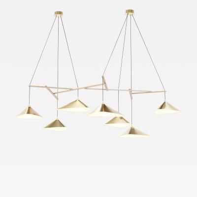 Daniel Becker Monumental Daniel Becker Emily 7 Chandelier in Brass