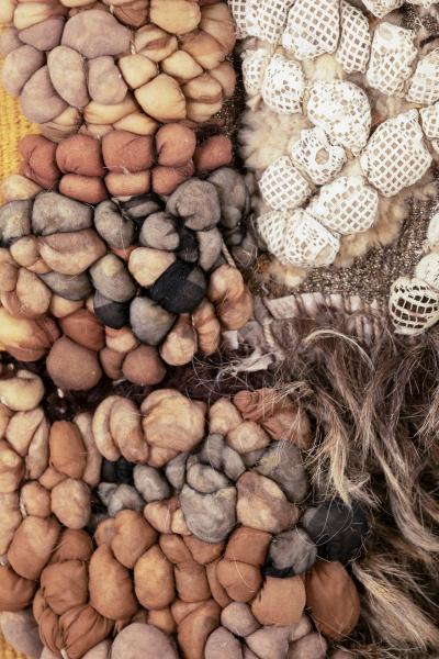 Daniel Dartois Two larges tapestries by A M Monginoux and D Dartois France circa 1970 72