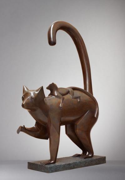 Daniel Daviau Lemur and Its Child