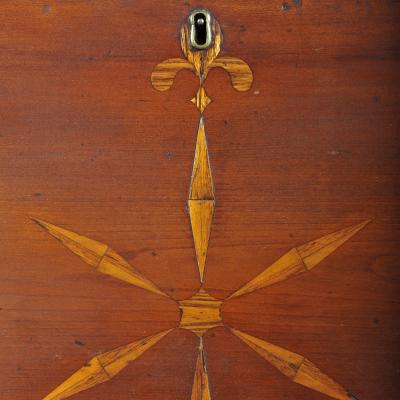 Daniel F Ames CHIPPENDALE INLAID SECRETARY