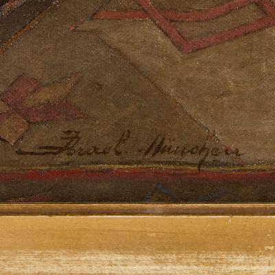 Daniel Israel Antique Orientalist and anti Semitic oil painting by Daniel Israel