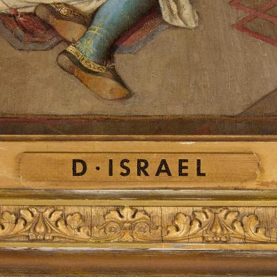 Daniel Israel Antique Orientalist and anti Semitic oil painting by Daniel Israel