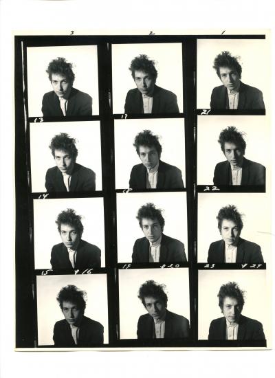Daniel Kramer Bob Dylan Contact Sheet
