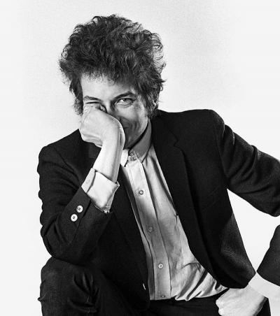 Daniel Kramer Bob Dylan In Studio Crop