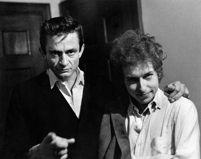 Daniel Kramer Bob Dylan Johnny Cash Backstage New Brunswick New Jersey