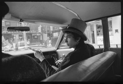 Daniel Kramer Bob Dylan Pointing in the Car
