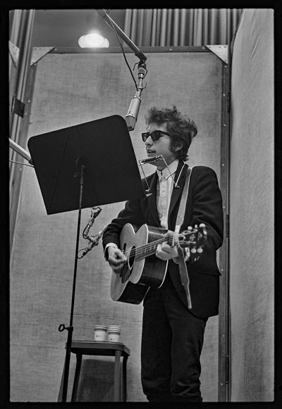 Daniel Kramer Bob Dylan Recording BIABH in NYC