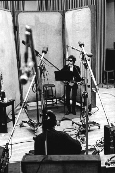 Daniel Kramer Bob Dylan Recording Bringing It All Back Home Wide Angle NYC