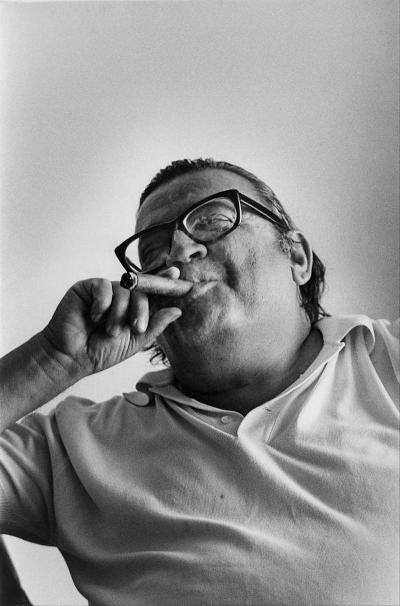 Daniel Kramer Mario Puzo on Couch
