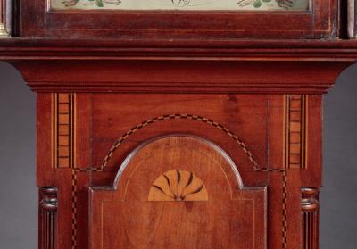 Daniel Porter FEDERAL INLAID TALL CASE CLOCK