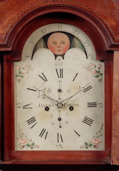 Daniel Porter FEDERAL INLAID TALL CASE CLOCK
