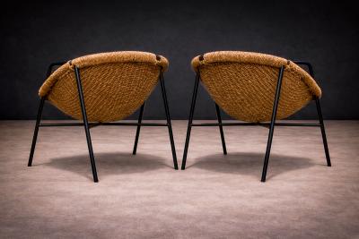 Daniel R Johnson Brazilian Mid Century Modern Wicker Chair Daniel R Johnson 1950s