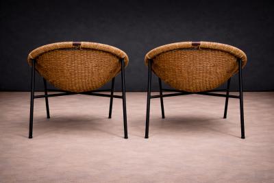 Daniel R Johnson Brazilian Mid Century Modern Wicker Chair Daniel R Johnson 1950s