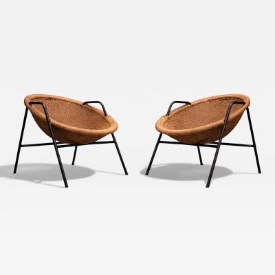 Daniel R Johnson Brazilian Mid Century Modern Wicker Chair Daniel R Johnson 1950s