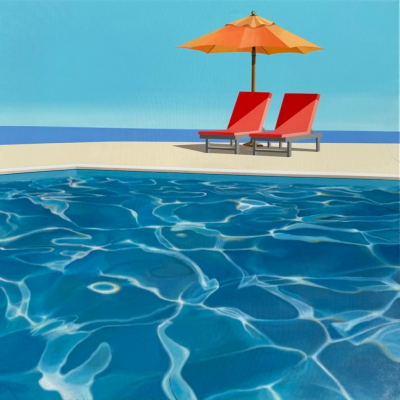 Daniel Raynott Reflections in the pool 2005