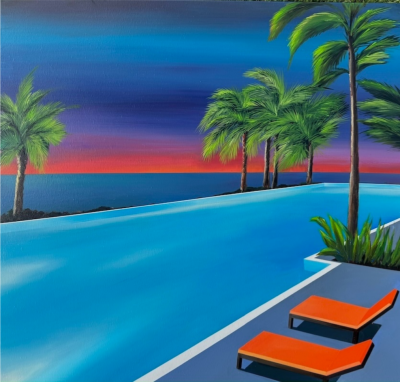 Daniel Raynott Summer Blue Night 2025