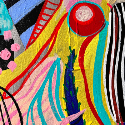Daniela Marin Arrecife II Abstract painting 2023