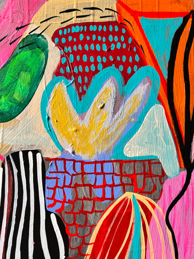 Daniela Marin Arrecife II Abstract painting 2023