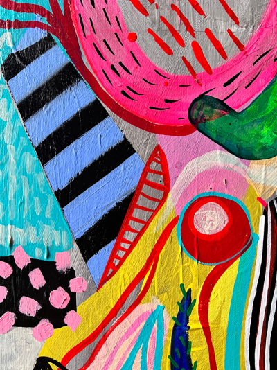 Daniela Marin Arrecife II Abstract painting 2023