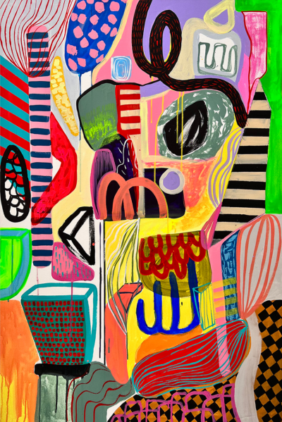 Daniela Marin Barotr pico II Abstract painting 2023