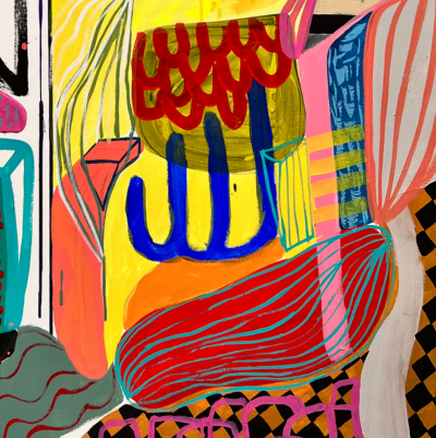 Daniela Marin Barotr pico II Abstract painting 2023